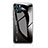 Coque Rebord Contour Silicone et Vitre Miroir Housse Etui Degrade Arc en Ciel pour Apple iPhone 13 Pro Noir