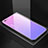 Coque Rebord Contour Silicone et Vitre Miroir Housse Etui Degrade Arc en Ciel pour Apple iPhone 6S Plus Petit