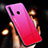Coque Rebord Contour Silicone et Vitre Miroir Housse Etui Degrade Arc en Ciel pour Huawei Enjoy 9s Rose Rouge