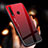 Coque Rebord Contour Silicone et Vitre Miroir Housse Etui Degrade Arc en Ciel pour Huawei Enjoy 9s Rouge