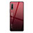 Coque Rebord Contour Silicone et Vitre Miroir Housse Etui Degrade Arc en Ciel pour Huawei Honor 9X Rouge