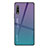 Coque Rebord Contour Silicone et Vitre Miroir Housse Etui Degrade Arc en Ciel pour Huawei Honor 9X Violet