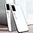 Coque Rebord Contour Silicone et Vitre Miroir Housse Etui Degrade Arc en Ciel pour Huawei Honor View 30 5G Blanc