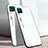 Coque Rebord Contour Silicone et Vitre Miroir Housse Etui Degrade Arc en Ciel pour Huawei P40 Lite Blanc