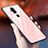 Coque Rebord Contour Silicone et Vitre Miroir Housse Etui Degrade Arc en Ciel pour Nokia X7 Or Rose