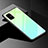 Coque Rebord Contour Silicone et Vitre Miroir Housse Etui Degrade Arc en Ciel pour Samsung Galaxy A51 5G Petit