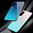 Coque Rebord Contour Silicone et Vitre Miroir Housse Etui Degrade Arc en Ciel pour Samsung Galaxy S20 Plus Petit
