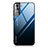 Coque Rebord Contour Silicone et Vitre Miroir Housse Etui Degrade Arc en Ciel pour Samsung Galaxy S21 Plus 5G Petit