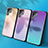 Coque Rebord Contour Silicone et Vitre Miroir Housse Etui Degrade Arc en Ciel pour Samsung Galaxy S22 Ultra 5G Petit