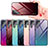 Coque Rebord Contour Silicone et Vitre Miroir Housse Etui Degrade Arc en Ciel pour Samsung Galaxy S22 Ultra 5G Petit