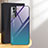 Coque Rebord Contour Silicone et Vitre Miroir Housse Etui Degrade Arc en Ciel pour Samsung Galaxy S24 Plus 5G Violet