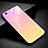 Coque Rebord Contour Silicone et Vitre Miroir Housse Etui Degrade Arc en Ciel pour Xiaomi Redmi Go Rose