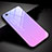 Coque Rebord Contour Silicone et Vitre Miroir Housse Etui Degrade Arc en Ciel pour Xiaomi Redmi Go Violet