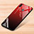 Coque Rebord Contour Silicone et Vitre Miroir Housse Etui Degrade Arc en Ciel pour Xiaomi Redmi Note 7 Rouge
