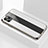 Coque Rebord Contour Silicone et Vitre Miroir Housse Etui F01 pour Apple iPhone 11 Pro Blanc
