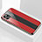 Coque Rebord Contour Silicone et Vitre Miroir Housse Etui F01 pour Apple iPhone 11 Pro Rouge