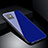 Coque Rebord Contour Silicone et Vitre Miroir Housse Etui M01 pour Apple iPhone 11 Bleu