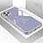 Coque Rebord Contour Silicone et Vitre Miroir Housse Etui M01 pour Apple iPhone 11 Pro Max Bleu