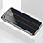 Coque Rebord Contour Silicone et Vitre Miroir Housse Etui M01 pour Apple iPhone 6 Plus Noir