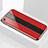 Coque Rebord Contour Silicone et Vitre Miroir Housse Etui M01 pour Apple iPhone 6 Plus Rouge