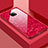 Coque Rebord Contour Silicone et Vitre Miroir Housse Etui M01 pour Huawei Mate 20 Pro Rouge