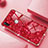 Coque Rebord Contour Silicone et Vitre Miroir Housse Etui M01 pour Huawei P20 Lite Rouge