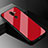 Coque Rebord Contour Silicone et Vitre Miroir Housse Etui M01 pour Nokia 7 Plus Rouge
