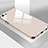 Coque Rebord Contour Silicone et Vitre Miroir Housse Etui M02 pour Apple iPhone 6S Plus Or
