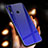 Coque Rebord Contour Silicone et Vitre Miroir Housse Etui M03 pour Huawei Honor 10 Lite Bleu
