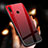 Coque Rebord Contour Silicone et Vitre Miroir Housse Etui M03 pour Huawei Honor 10 Lite Rouge
