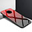 Coque Rebord Contour Silicone et Vitre Miroir Housse Etui pour Huawei Mate 30 Pro Rouge
