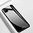 Coque Rebord Contour Silicone et Vitre Miroir Housse Etui pour Huawei Nova 6 SE Noir