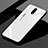 Coque Rebord Contour Silicone et Vitre Miroir Housse Etui pour OnePlus 7 Blanc