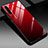 Coque Rebord Contour Silicone et Vitre Miroir Housse Etui pour OnePlus Nord Rouge et Noir