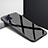Coque Rebord Contour Silicone et Vitre Miroir Housse Etui pour Oppo A72 5G Noir