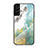 Coque Rebord Contour Silicone et Vitre Miroir Housse Etui pour Samsung Galaxy S23 Plus 5G Pastel Vert