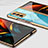 Coque Rebord Contour Silicone et Vitre Miroir Housse Etui pour Samsung Galaxy Z Fold2 5G Petit