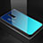 Coque Rebord Contour Silicone et Vitre Miroir Housse Etui pour Xiaomi Redmi K20 Bleu