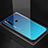 Coque Rebord Contour Silicone et Vitre Miroir Housse Etui pour Xiaomi Redmi Note 8 (2021) Bleu Ciel
