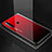 Coque Rebord Contour Silicone et Vitre Miroir Housse Etui pour Xiaomi Redmi Note 8 Rouge