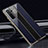 Coque Rebord Contour Silicone et Vitre Miroir Housse Etui T01 pour Huawei P40 Lite 5G Noir