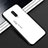 Coque Rebord Contour Silicone et Vitre Miroir Housse Etui T01 pour OnePlus 8 Blanc