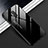 Coque Rebord Contour Silicone et Vitre Miroir Housse Etui T01 pour OnePlus 8 Noir