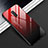Coque Rebord Contour Silicone et Vitre Miroir Housse Etui T01 pour OnePlus 8 Rouge
