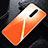 Coque Rebord Contour Silicone et Vitre Miroir Housse Etui T01 pour Xiaomi Mi 9T Orange