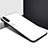 Coque Rebord Contour Silicone et Vitre Miroir Housse Etui T01 pour Xiaomi Redmi 9AT Blanc