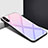 Coque Rebord Contour Silicone et Vitre Miroir Housse Etui T01 pour Xiaomi Redmi 9AT Violet Clair