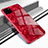 Coque Rebord Contour Silicone et Vitre Miroir Housse Etui T02 pour Apple iPhone 11 Pro Rouge