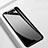 Coque Rebord Contour Silicone et Vitre Miroir Housse Etui T02 pour Samsung Galaxy A80 Noir