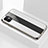 Coque Rebord Contour Silicone et Vitre Miroir Housse Etui T03 pour Apple iPhone 11 Blanc